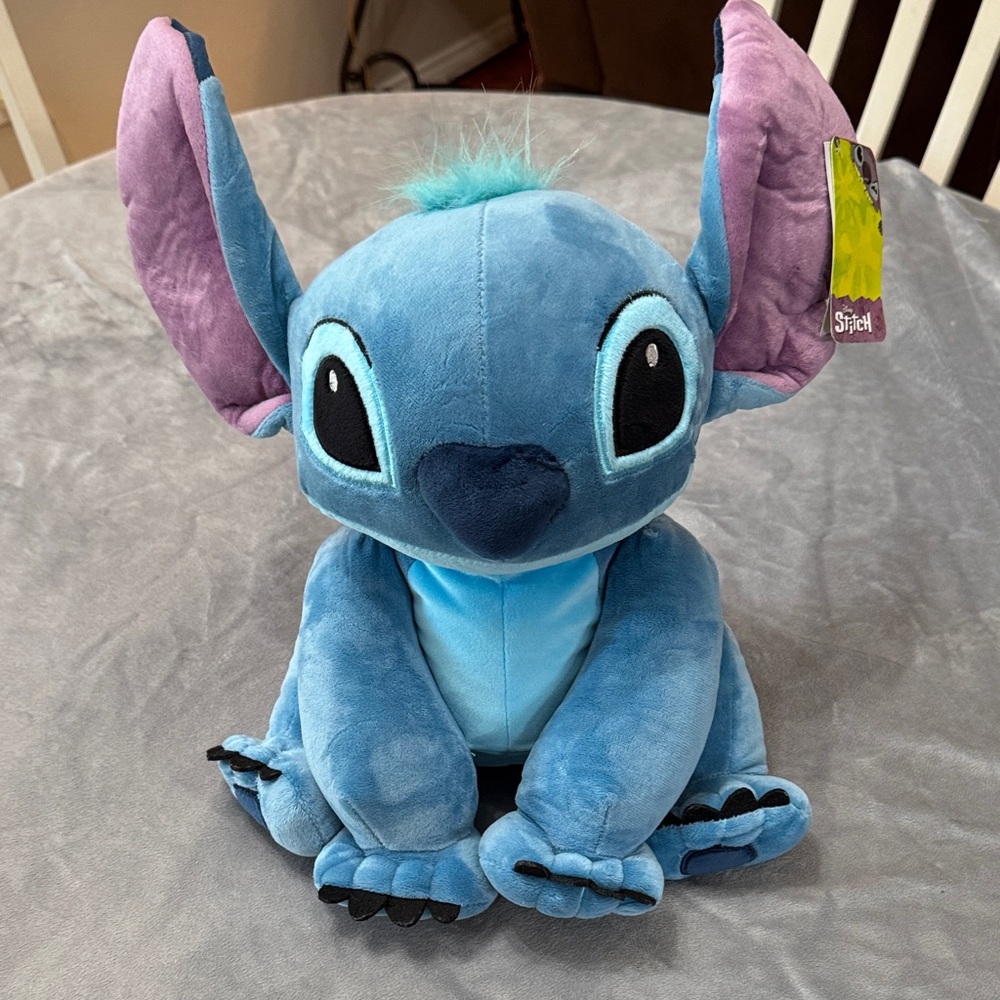 NWT Disney Stitch Large Stuffed‎ Plush Toy Experiment 626 Soft Microfiber Gift
